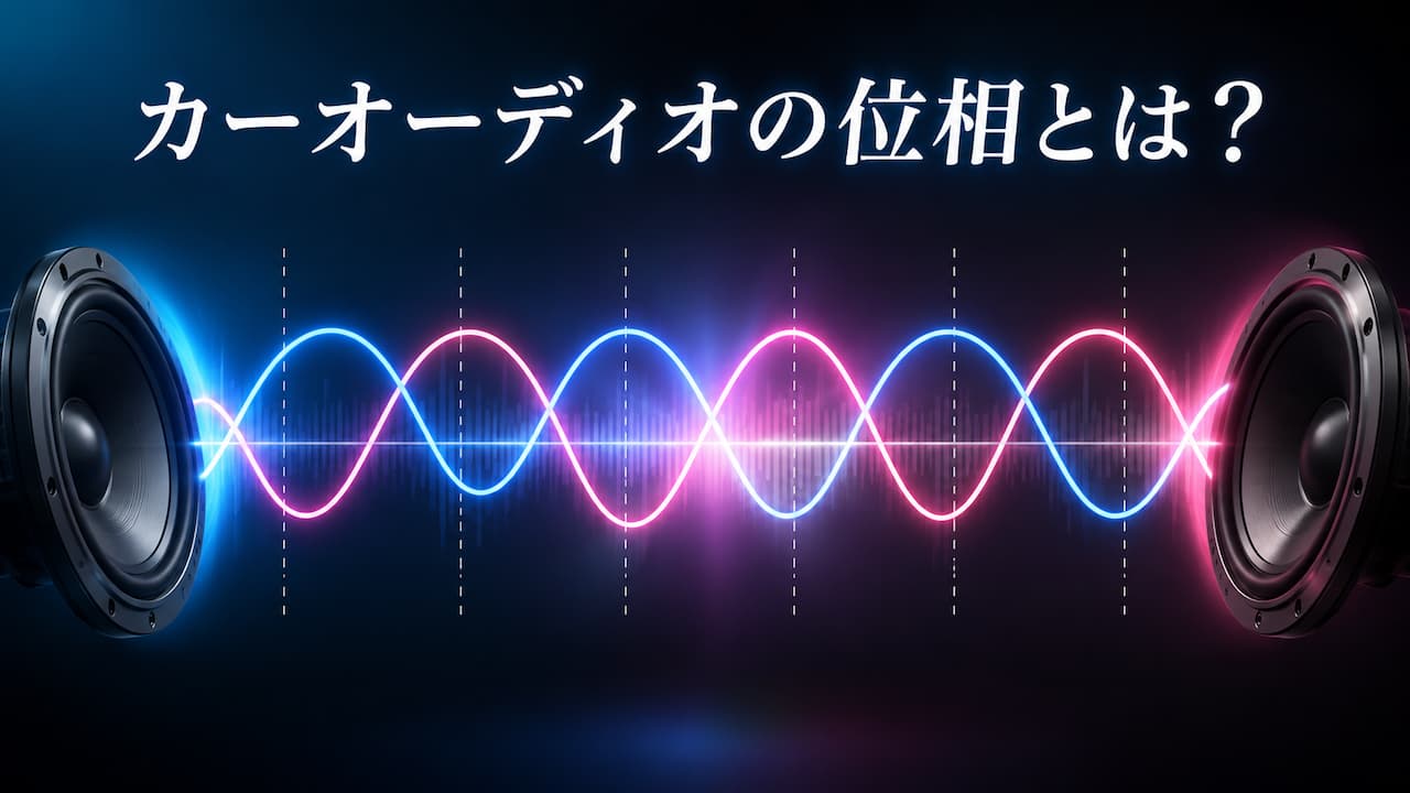 カーオーディオの位相とは？